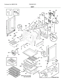 Body parts for Frigidaire Electric Range FGEH3047VFC from AppliancePartsPros.com