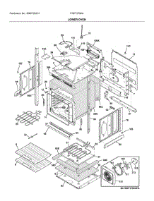 Lower Wall Oven parts for Frigidaire Electric Wall Oven FGET2766UFB from AppliancePartsPros.com
