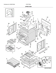 Upper Wall Oven parts for Frigidaire Electric Wall Oven FGET2766UFC from AppliancePartsPros.com