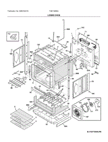 Lower Oven parts for Frigidaire Electric Wall Oven FGET3066UDB from AppliancePartsPros.com