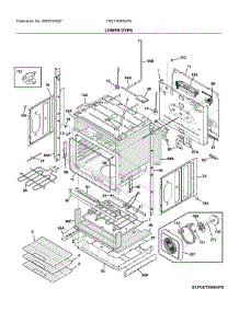 Lower Oven parts for Frigidaire Electric Wall Oven FGET3069UFB from AppliancePartsPros.com