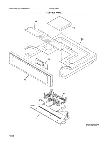 Control Panel parts for Frigidaire Electric Wall Oven FGEW2766UFA from AppliancePartsPros.com