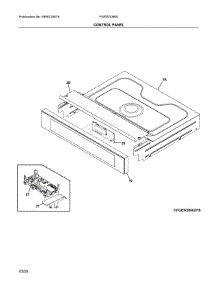 Control Panel parts for Frigidaire Electric Wall Oven FGEW3066UDB from AppliancePartsPros.com