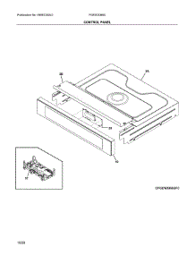 Control Panel parts for Frigidaire Electric Wall Oven FGEW3066UDC from AppliancePartsPros.com