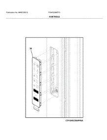 Control parts for Frigidaire Bottom-Mount Refrigerator FGHG2368TF4 from AppliancePartsPros.com