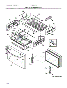 Freezer Door parts for Frigidaire Bottom-Mount Refrigerator FGHG2368TF6 from AppliancePartsPros.com