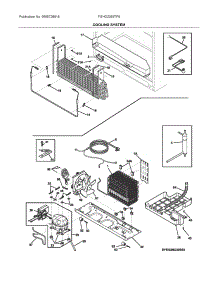 System parts for Frigidaire Bottom-Mount Refrigerator FGHG2368TF6 from AppliancePartsPros.com