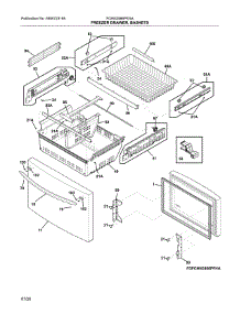 Freezer Door parts for Frigidaire Bottom-Mount Refrigerator FGHN2866PEAA from AppliancePartsPros.com