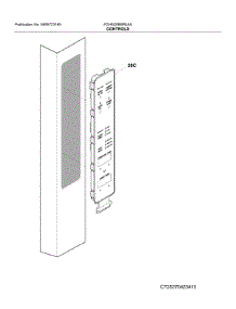 Controls parts for Frigidaire Bottom-Mount Refrigerator FGHN2866PEAA from AppliancePartsPros.com