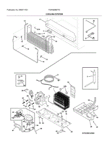 System parts for Frigidaire Bottom-Mount Refrigerator FGHN2868TF3 from AppliancePartsPros.com