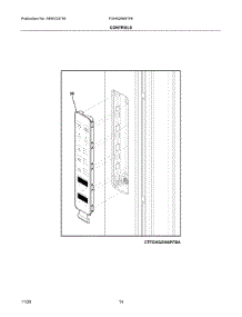 Controls parts for Frigidaire Bottom-Mount Refrigerator FGHN2868TF6 from AppliancePartsPros.com