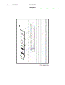 Controls parts for Frigidaire Bottom-Mount Refrigerator FGHN2868TF8 from AppliancePartsPros.com