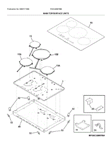 Main Top / Surface Units parts for Frigidaire Electric Cooktop FGIC3066TBB from AppliancePartsPros.com