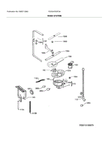 Wash System parts for Frigidaire Dishwasher FGID2476SF3A from AppliancePartsPros.com