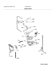 Wash System parts for Frigidaire Dishwasher FGID2476SF4A from AppliancePartsPros.com