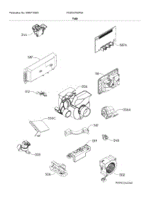 Electrical Parts parts for Frigidaire Dishwasher FGID2476SF5A from AppliancePartsPros.com