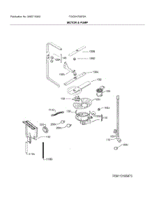 Washer System parts for Frigidaire Dishwasher FGID2476SF5A from AppliancePartsPros.com