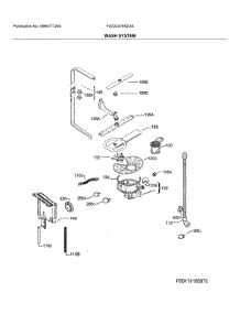 Wash System parts for Frigidaire Dishwasher FGID2479SD3A from AppliancePartsPros.com