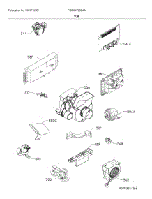 Tub parts for Frigidaire Dishwasher FGID2479SD4A from AppliancePartsPros.com