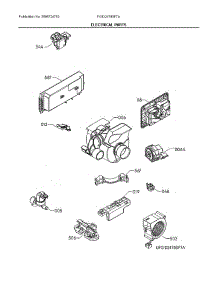 Electrical Parts parts for Frigidaire Dishwasher FGID2479SF7A from AppliancePartsPros.com