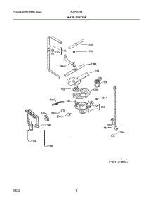 Wash System parts for Frigidaire Dishwasher FGIP2479SF0A from AppliancePartsPros.com