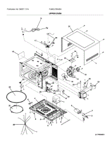 Microwave parts for Frigidaire Wall Oven/Microwave Combo FGMC2766UBA from AppliancePartsPros.com