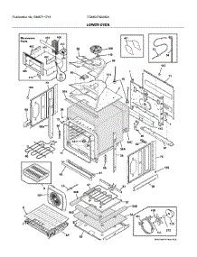 Lower Oven parts for Frigidaire Wall Oven/Microwave Combo FGMC2766UBA from AppliancePartsPros.com