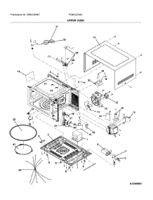 Microwave parts for Frigidaire Wall Oven/Microwave Combo FGMC2766UFC from AppliancePartsPros.com