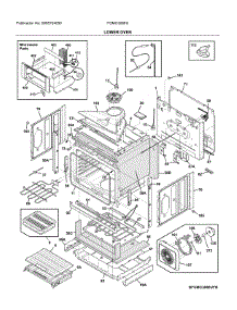 Lower Oven parts for Frigidaire Wall Oven/Microwave Combo FGMC3066UDB from AppliancePartsPros.com