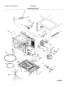Microwave Oven parts for Frigidaire Wall Oven/Microwave Combo FGMC3066UFB from AppliancePartsPros.com