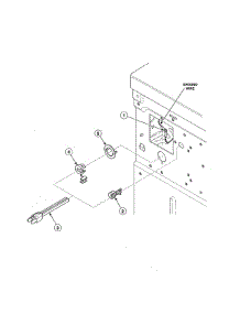 Lead-In Cord - Gas Models parts for Speed Queen Dryer FGS17AWF from AppliancePartsPros.com