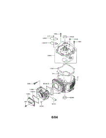 Cylinder  /  Crankcase parts for Kawasaki Lawn & Garden Engine FJ180V-BS05 from AppliancePartsPros.com