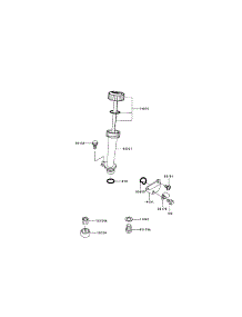 Lubrication - Equipment parts for Kawasaki Lawn & Garden Engine FJ180V-BS05 from AppliancePartsPros.com