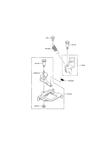 Brake  /  Cover parts for Kawasaki Lawn & Garden Engine FJ180V-BS05 from AppliancePartsPros.com