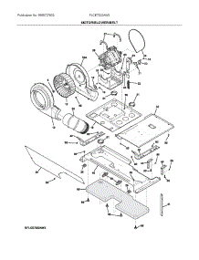Motor / Blower / Belt parts for Frigidaire Laundry Center FLCE7522AW3 from AppliancePartsPros.com