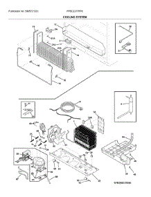 System parts for Frigidaire Bottom-Mount Refrigerator FPBC2277RFK from AppliancePartsPros.com