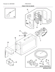 Fresh Food Ice Maker parts for Frigidaire Bottom-Mount Refrigerator FPBC2278UF3 from AppliancePartsPros.com