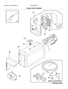 Fresh Food Ice Maker parts for Frigidaire Bottom-Mount Refrigerator FPBC2278UF5 from AppliancePartsPros.com