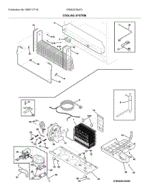 Cooling System parts for Frigidaire Bottom-Mount Refrigerator FPBG2278UF3 from AppliancePartsPros.com