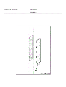 Controls parts for Frigidaire Bottom-Mount Refrigerator FPBG2278UF3 from AppliancePartsPros.com