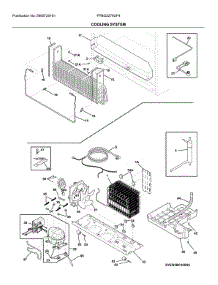 Cooling System parts for Frigidaire Bottom-Mount Refrigerator FPBG2278UF4 from AppliancePartsPros.com