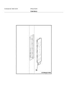 Controls parts for Frigidaire Bottom-Mount Refrigerator FPBG2278UF5 from AppliancePartsPros.com