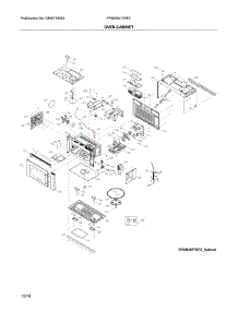 Oven,Cabinet parts for Frigidaire Microwave/Hood Combo FPBM3077RFC from AppliancePartsPros.com