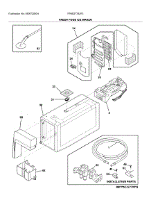Fresh Food Ice Maker parts for Frigidaire Bottom-Mount Refrigerator FPBS2778UF3 from AppliancePartsPros.com