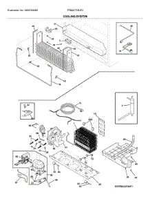 System parts for Frigidaire Bottom-Mount Refrigerator FPBS2778UF4 from AppliancePartsPros.com