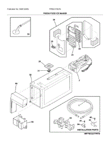 Fresh Food Ice Maker parts for Frigidaire Bottom-Mount Refrigerator FPBS2778UF4 from AppliancePartsPros.com