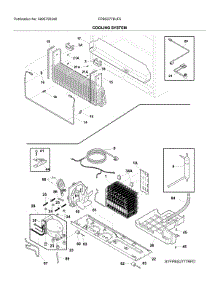 System parts for Frigidaire Bottom-Mount Refrigerator FPBS2778UF5 from AppliancePartsPros.com