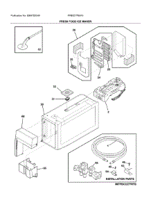 Fresh Food Ice Maker parts for Frigidaire Bottom-Mount Refrigerator FPBS2778UF5 from AppliancePartsPros.com