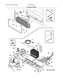 System parts for Frigidaire Bottom-Mount Refrigerator FPBS2778UF8 from AppliancePartsPros.com