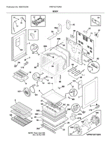 Body parts for Frigidaire Electric Range FPEF3077QFM from AppliancePartsPros.com